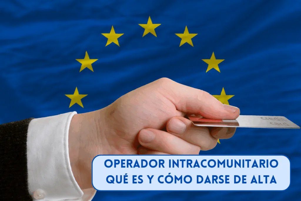 persona realizando una compra como operador intracomunitario